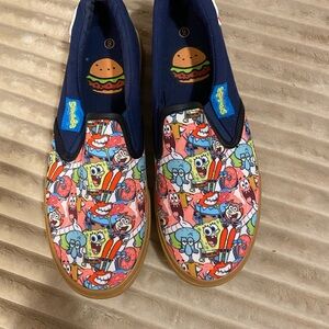 Spongebob SquarePants Canvas Slip-On Shoes